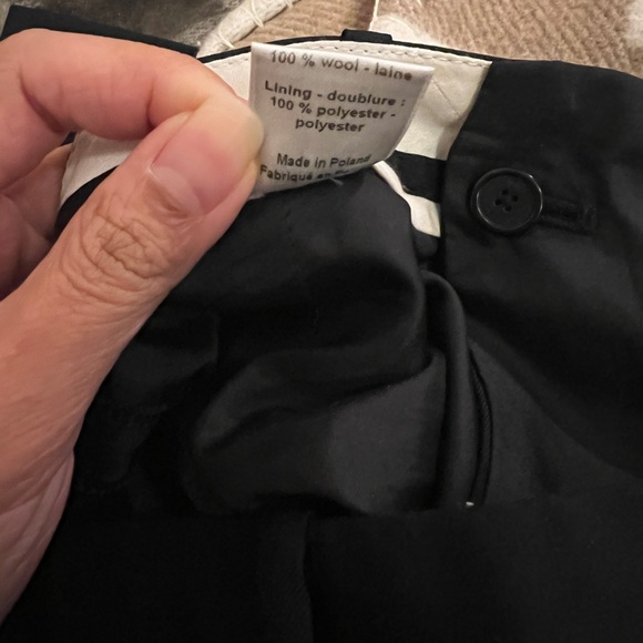 Joseph wool tailored straight pants black size 38 US 6 - Picture 4 of 4